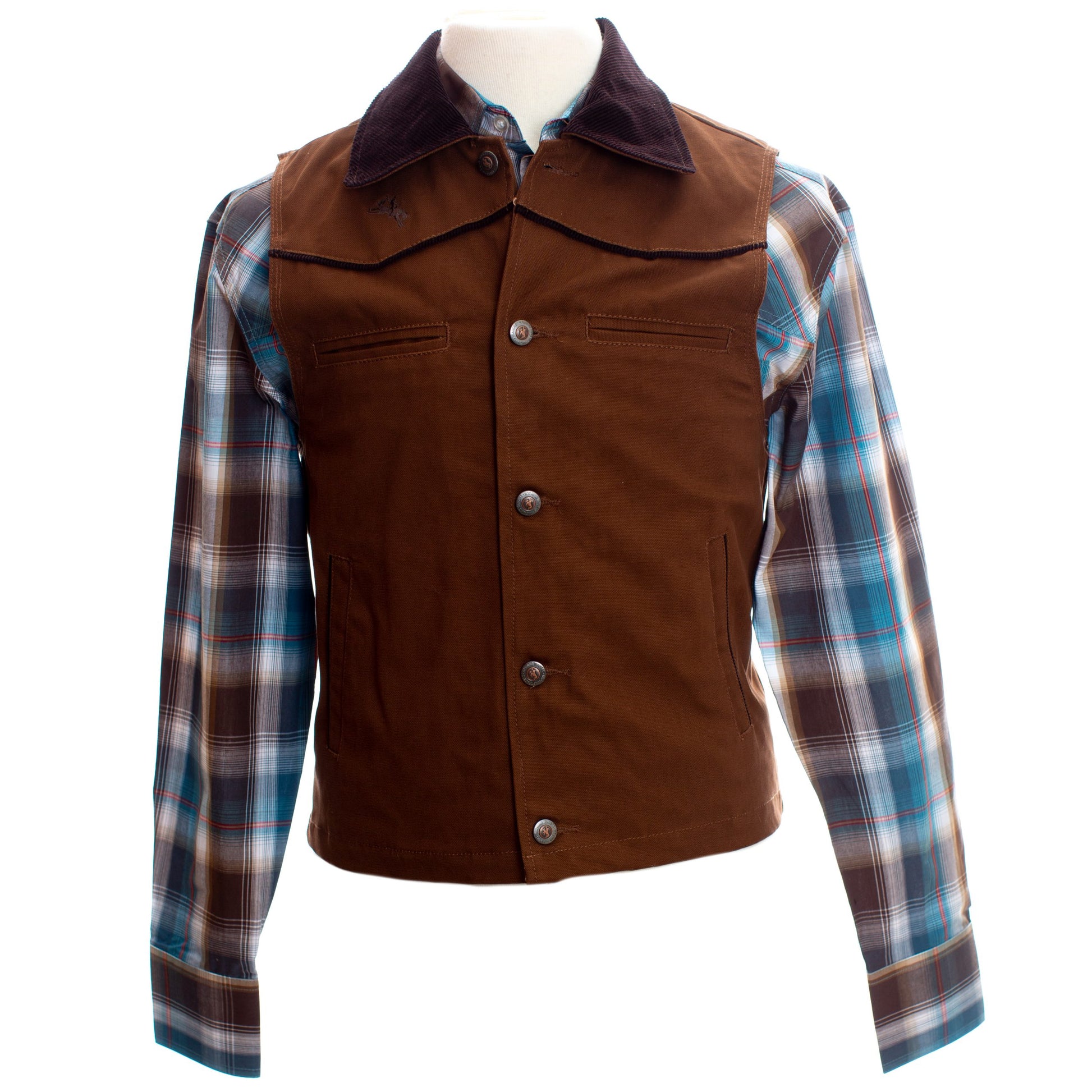 Sheridan Vest Chocolate Front