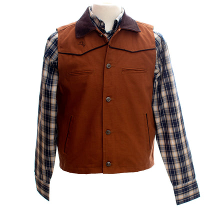 Sheridan Vest Cinnamon Front