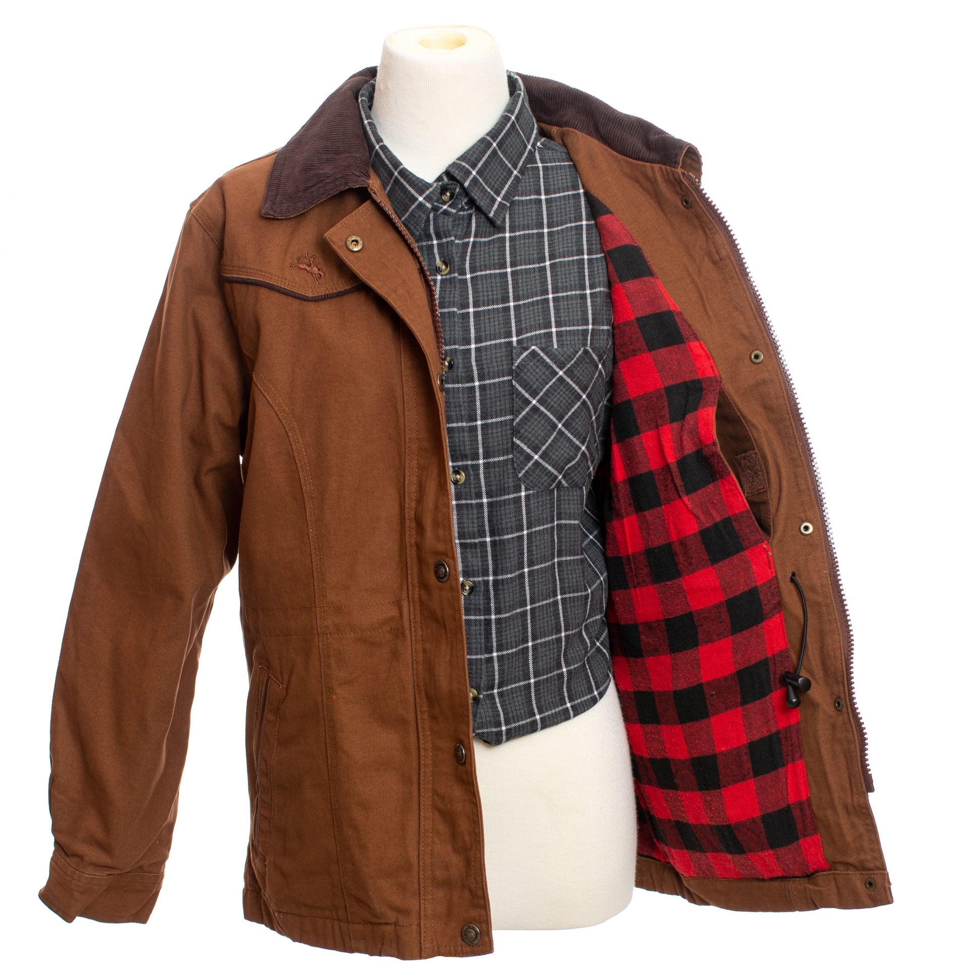 Shoshone Jacket Chocolate Inside