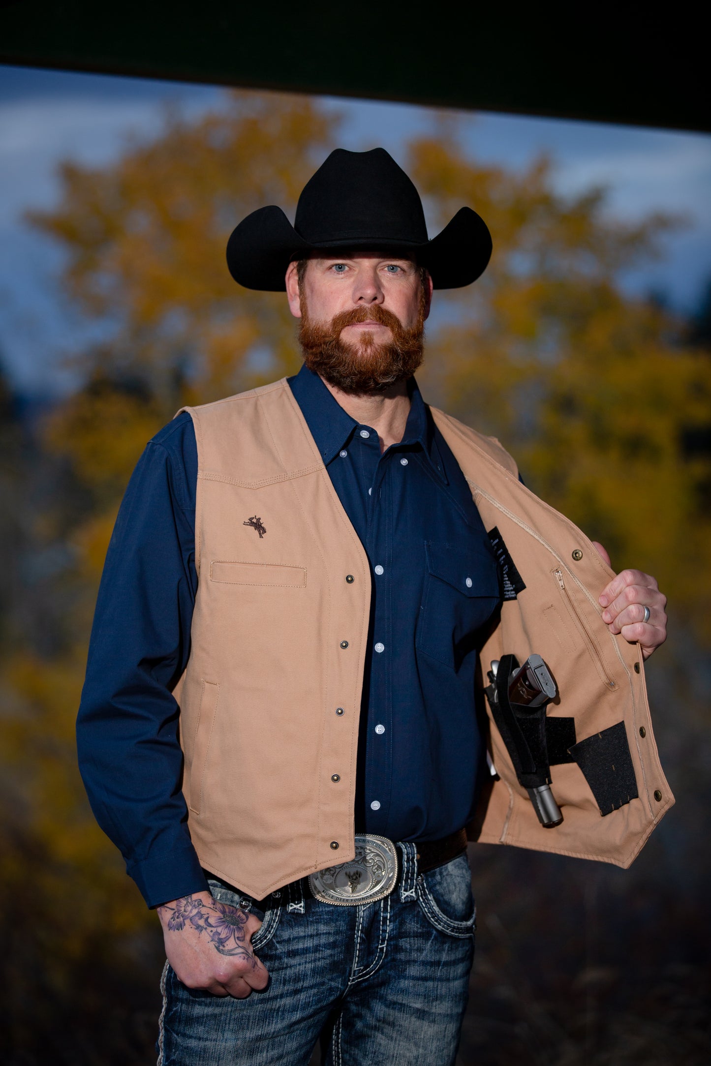 Men's Texas Concealed Carry Vest