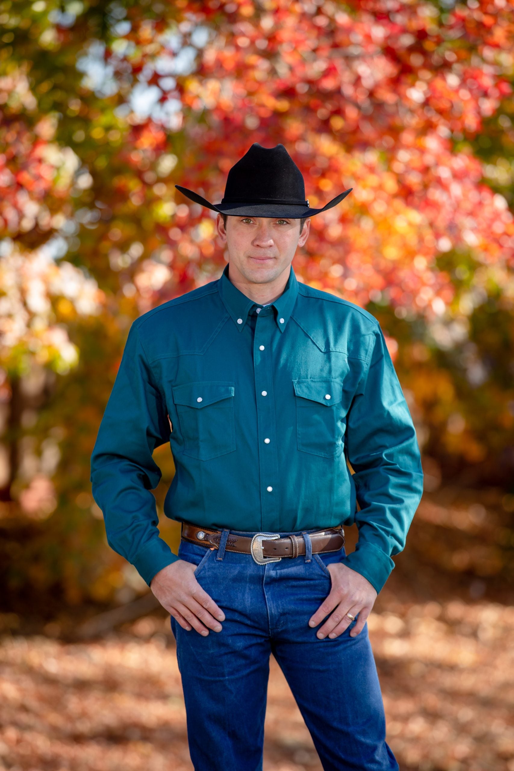 Teal Twill Shirt