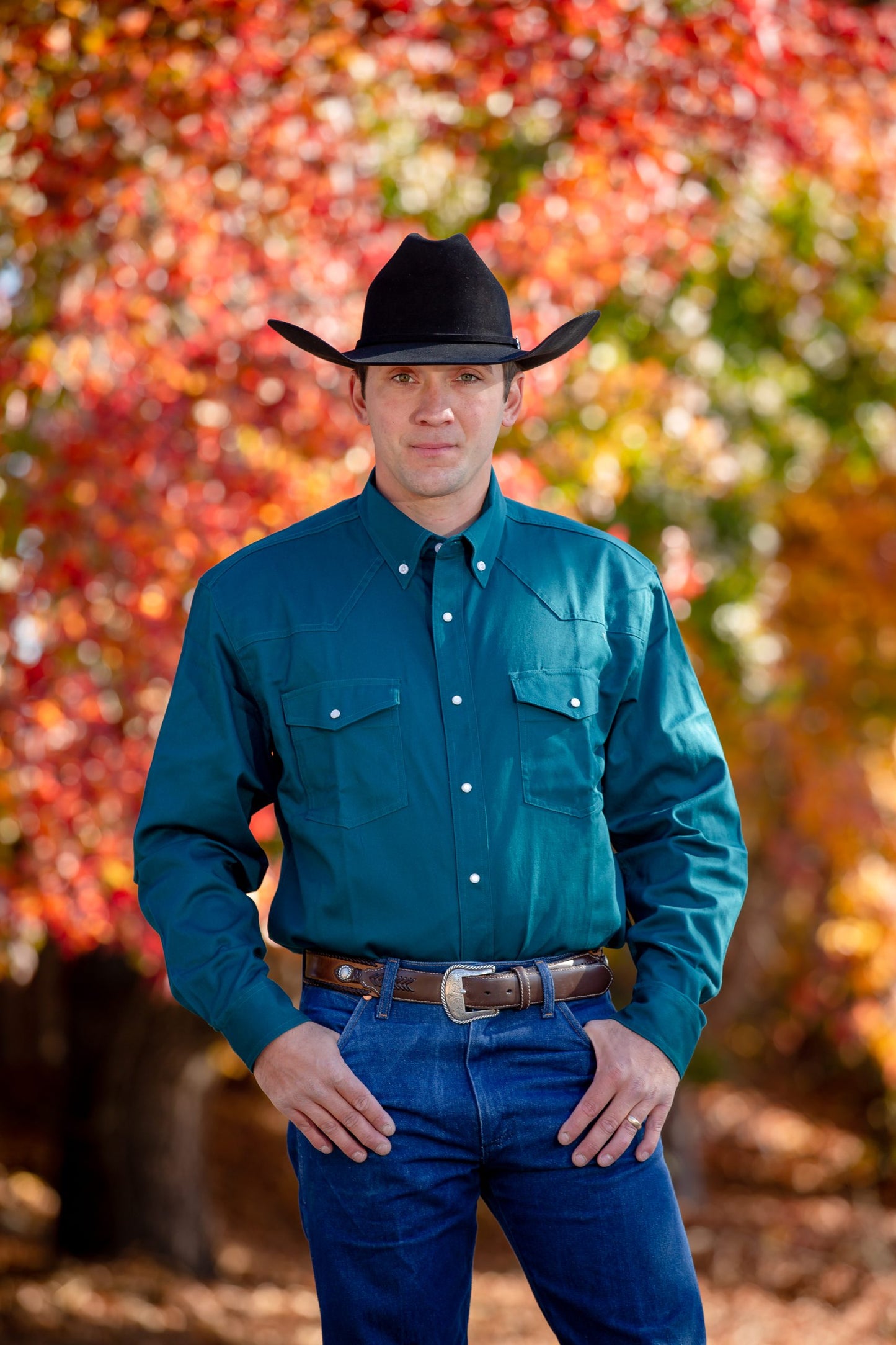 Teal Twill Shirt1