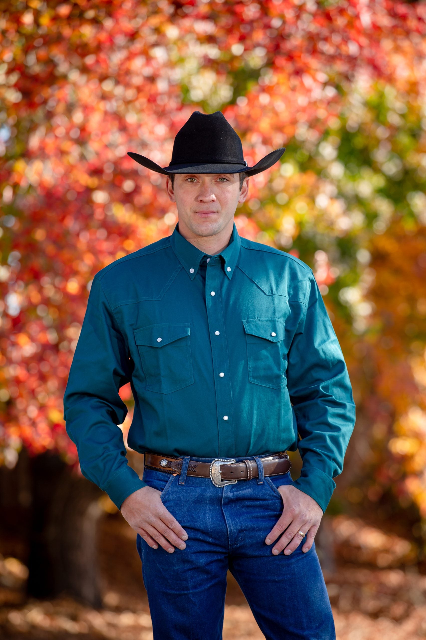Teal Twill Shirt1