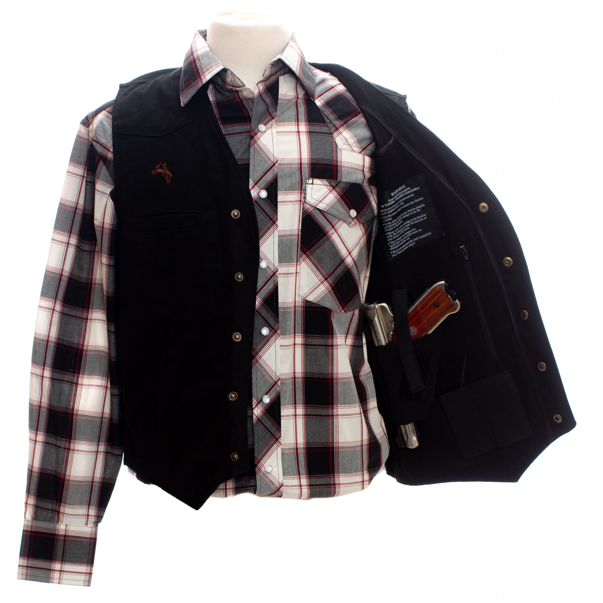 Texas CC Vest Black Inside