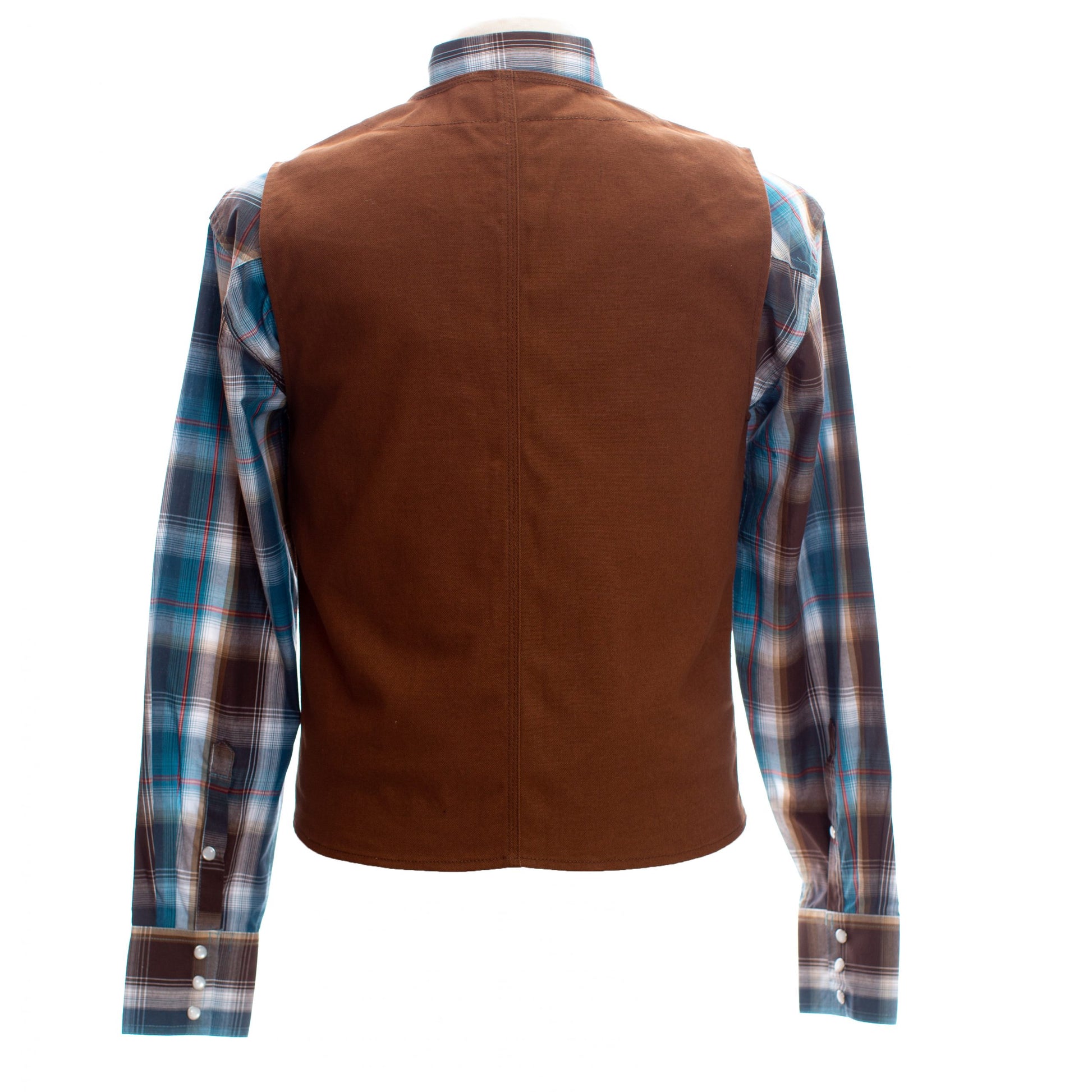 Texas CC Vest Chocolate Back