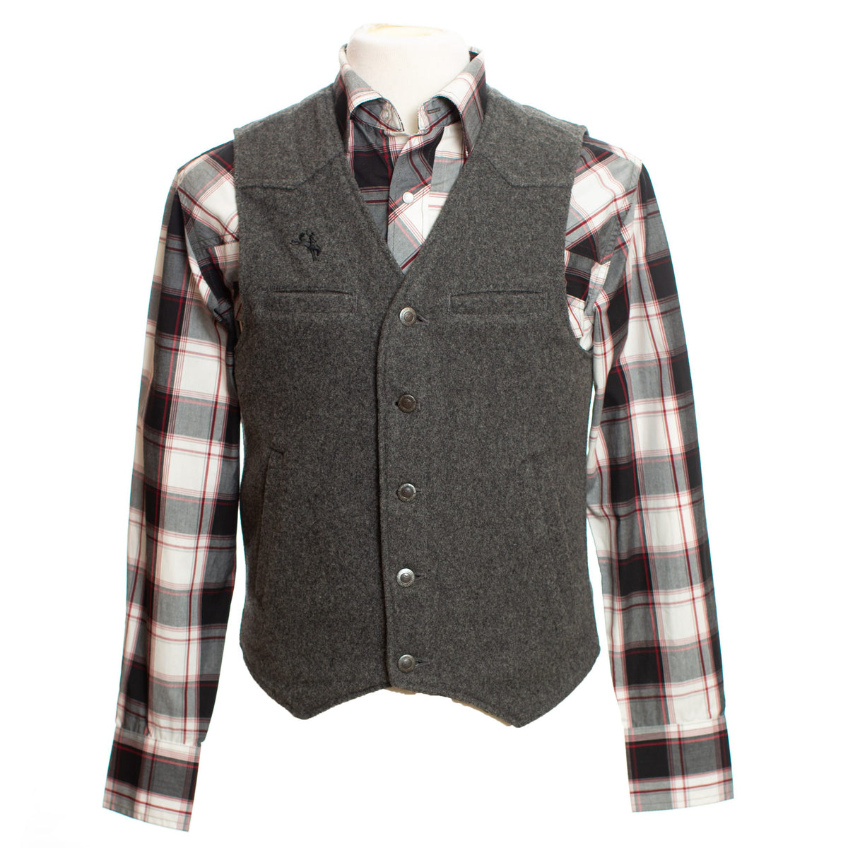 Wyoming Vest Charcoal Front copy