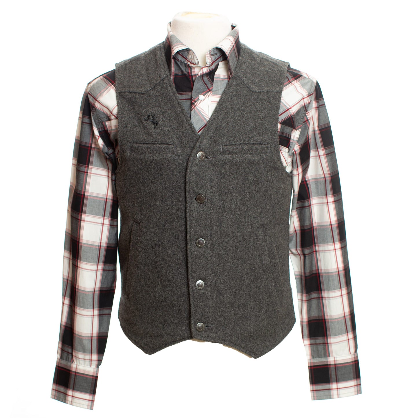 Wyoming Vest Charcoal Front copy