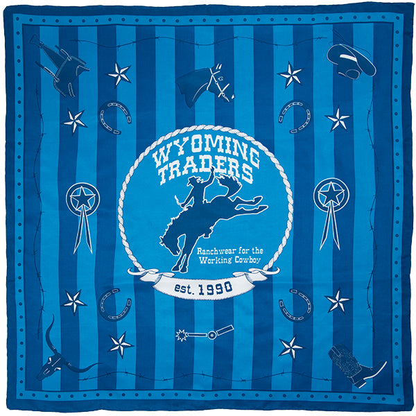 Wyoming Traders 30th Anniversary Silk Wild Rags