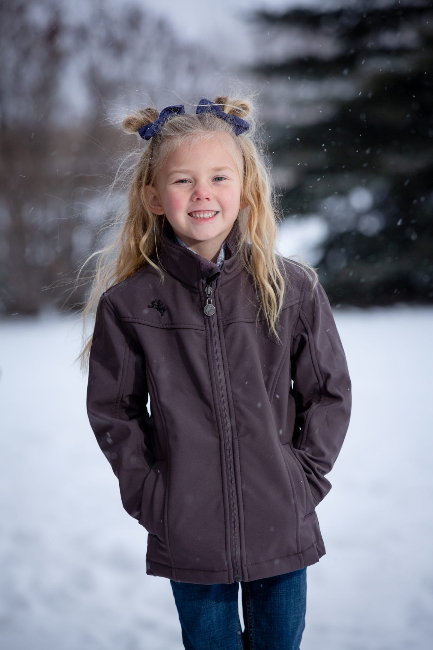Youth Soft Shell Jacket Charcoal