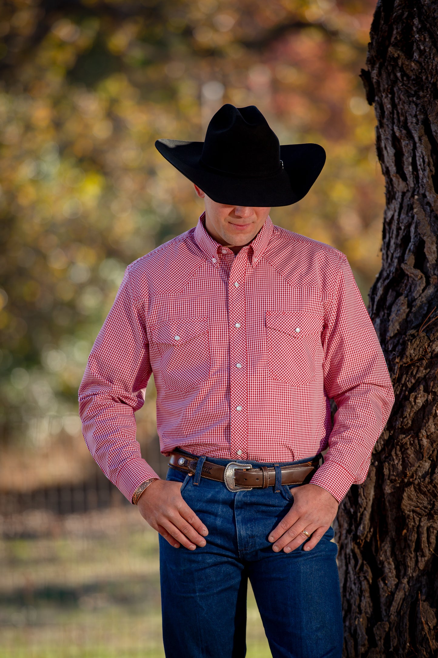 Red White Check Shirt 2